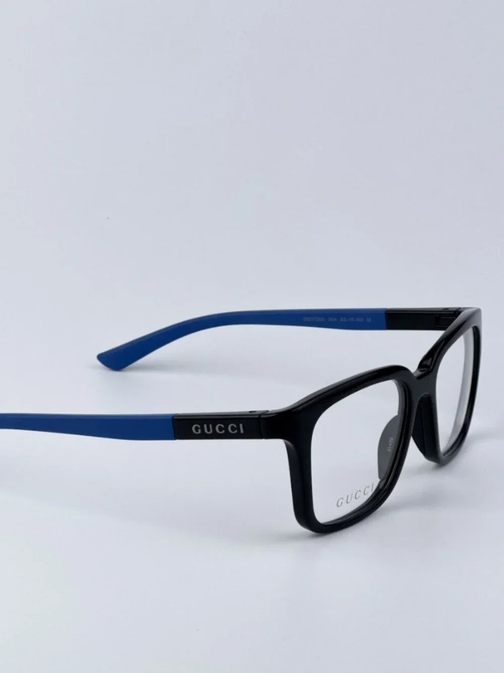GUCCI GG1738O 004 BLACK BLUE SQUARE EYEGLASSES